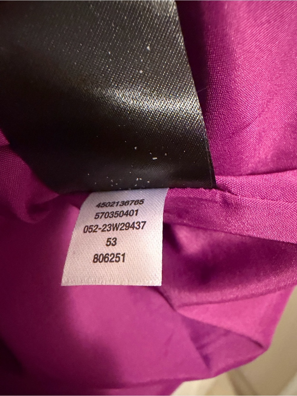 White House Black Market Fuchsia Double-Breasted Blazer w matching skirt. - Picture 13 of 14